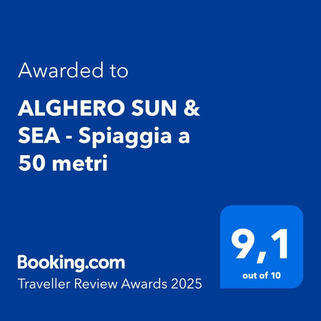 Alghero Sun & Sea - Spiaggia A 50 Metri Экстерьер фото
